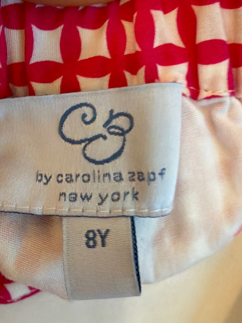 EUC Carolina Zapf Girls white Pima top and pink shorts size 8 - Picture 3 of 3